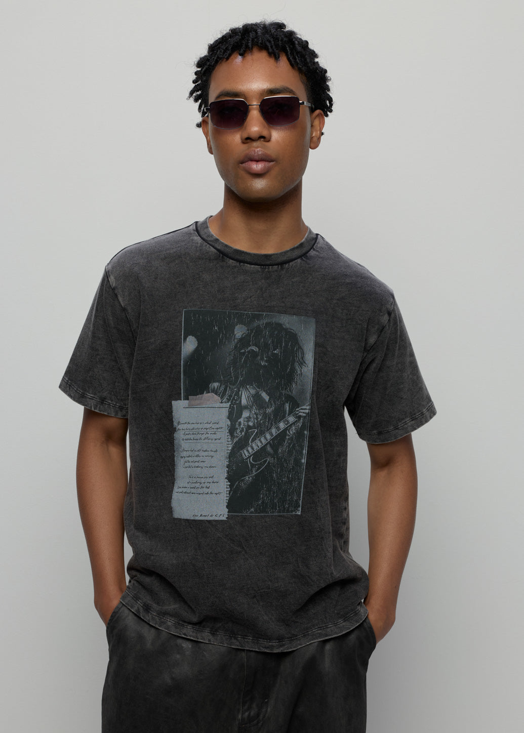 ROCK GRAPHIC WASHED TEE