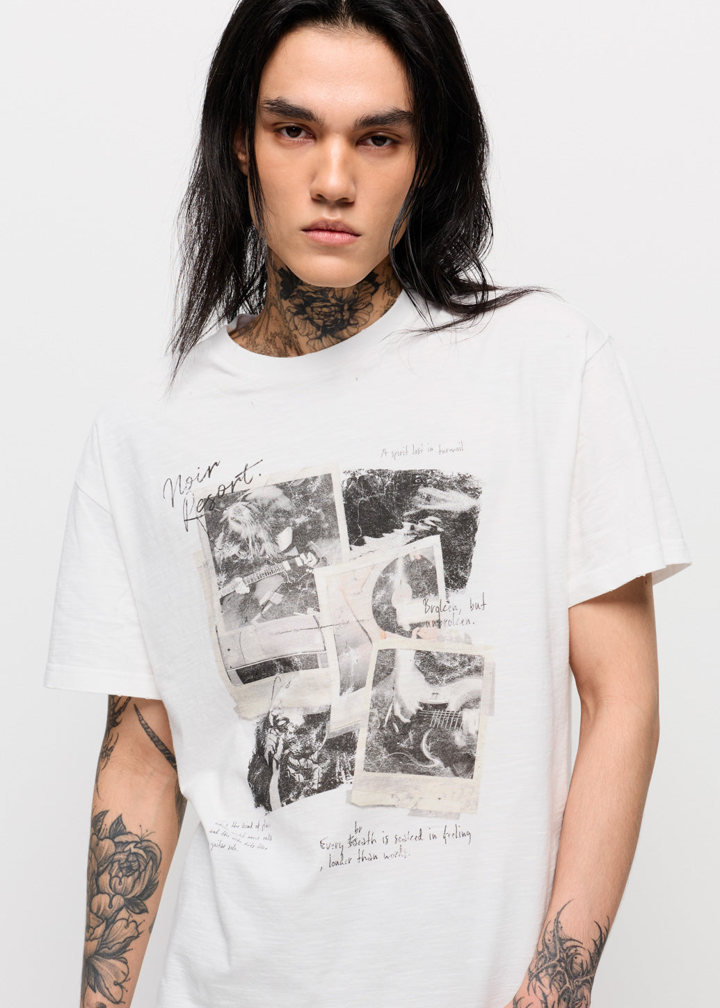 PHOTO PRINT WASHED TEE