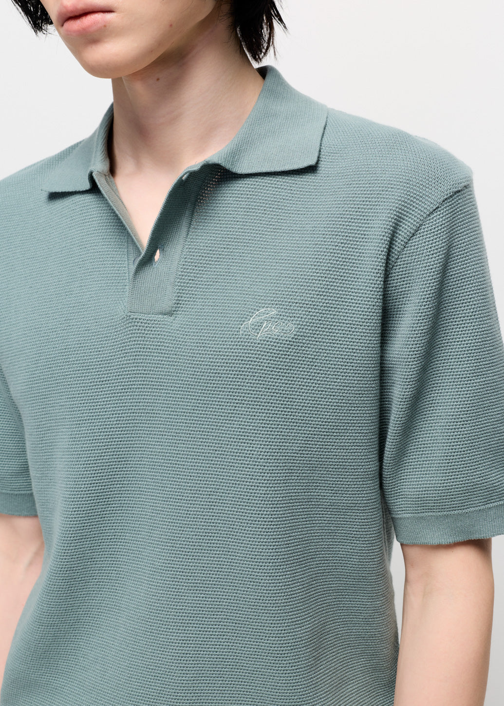 LOOSE FIT JERSEY POLO SHIRT