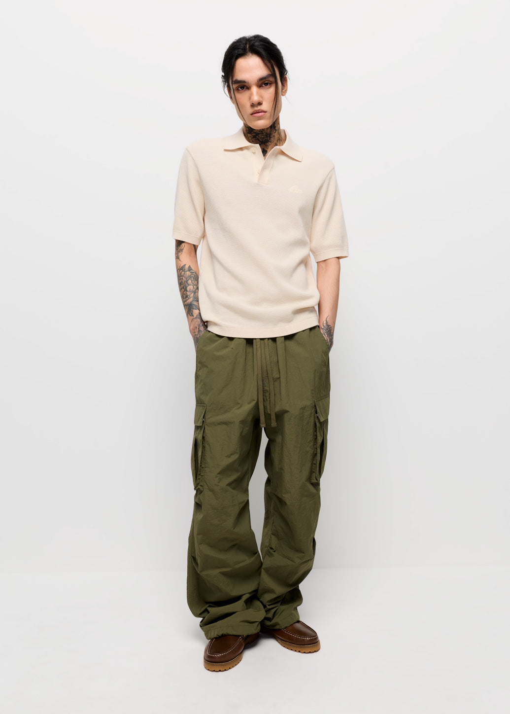 OUTDOOR NYLON CARGO PANTS