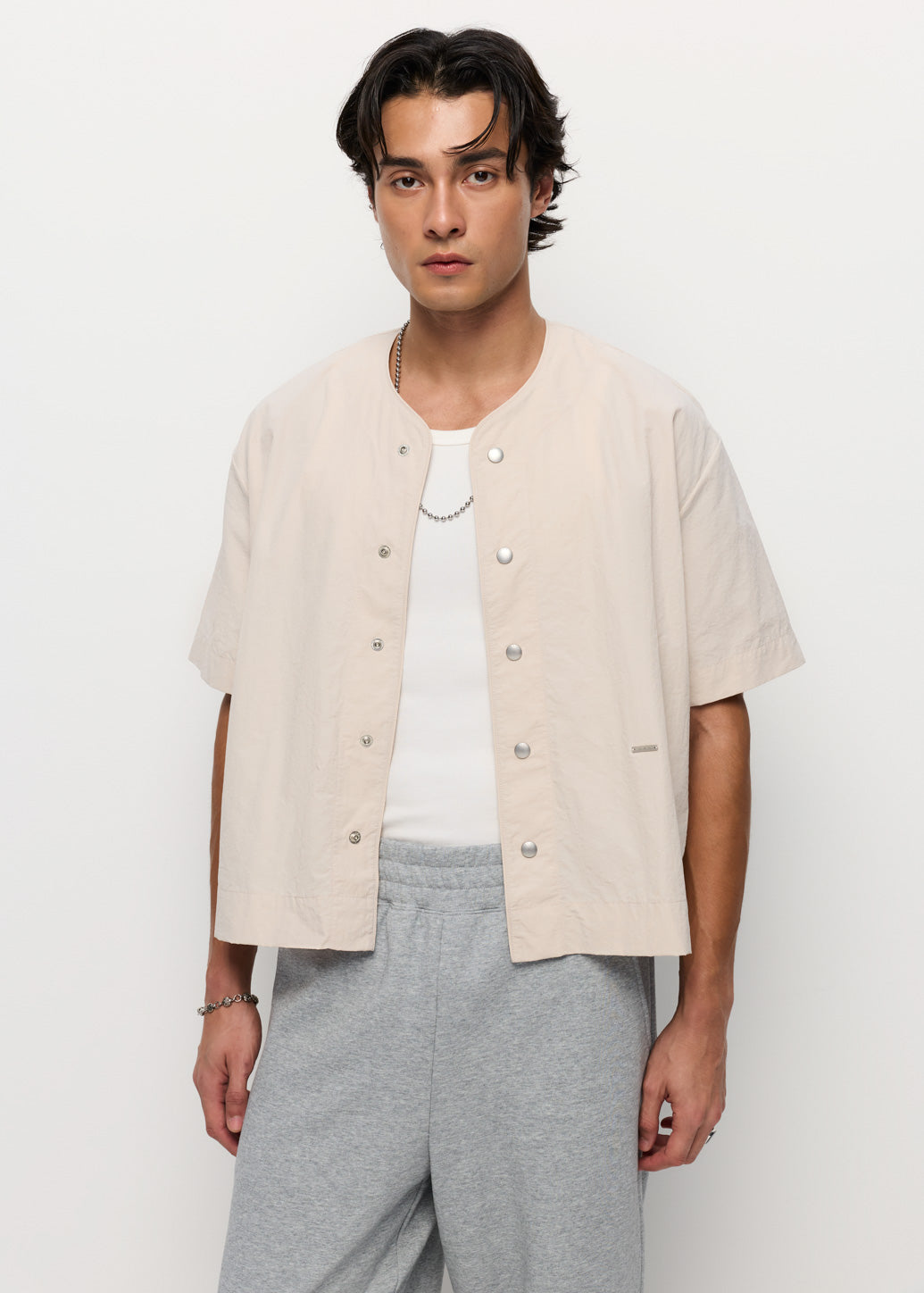 CREW NECK BASEBALL SHIRT
