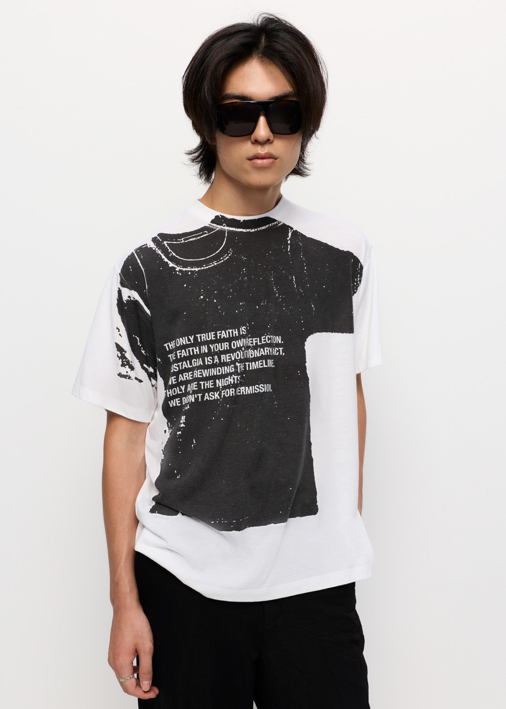 URBAN DOUBLE LAYER GRAPHIC TEE