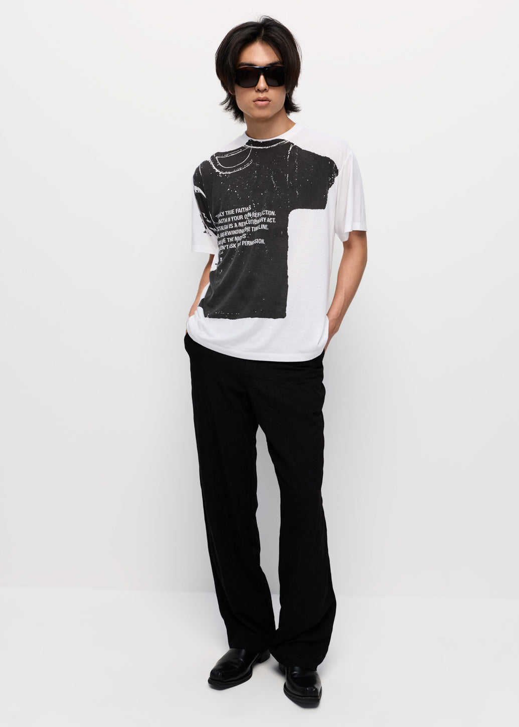WRINKLED STRAIGHT CHINO PANTS