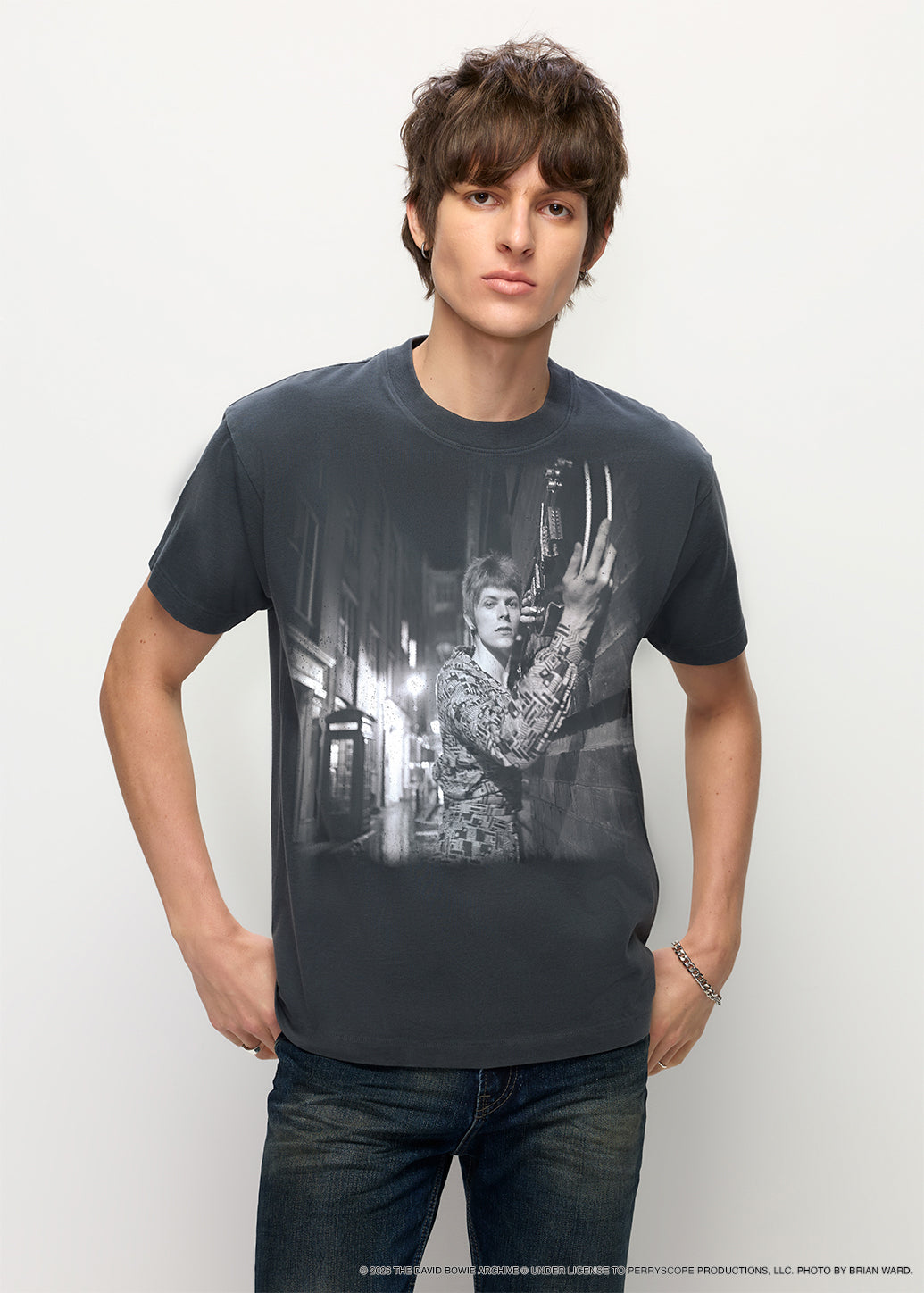 DAVID BOWIE GRAPHIC WASHED TEE