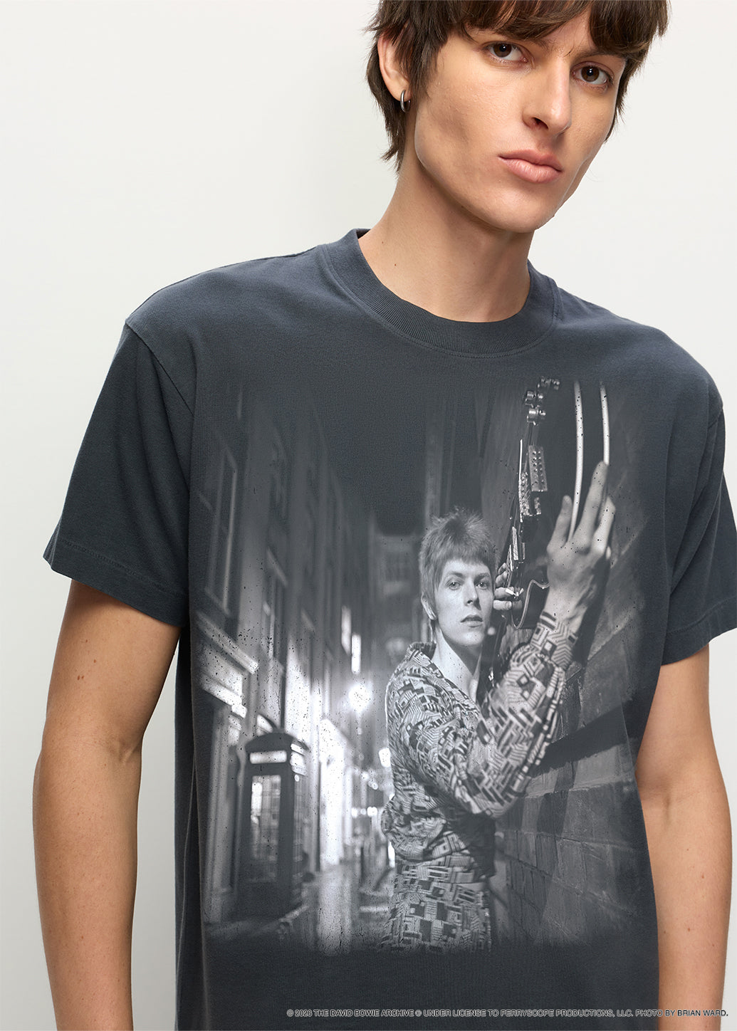 DAVID BOWIE GRAPHIC WASHED TEE