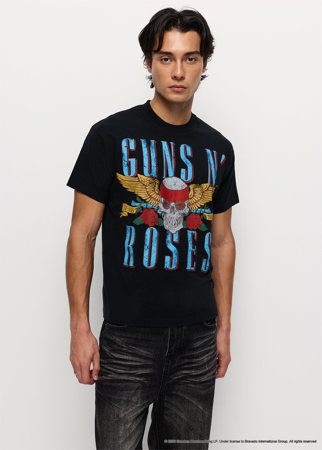GUNS N' ROSES WORLD TOUR GRAPHIC BAND TEE