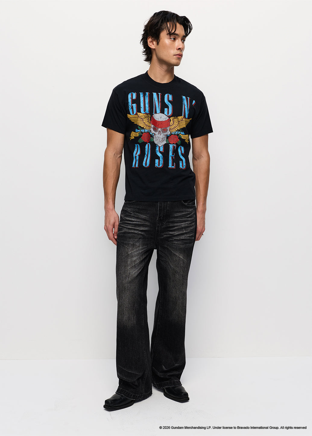 GUNS N' ROSES WORLD TOUR GRAPHIC BAND TEE