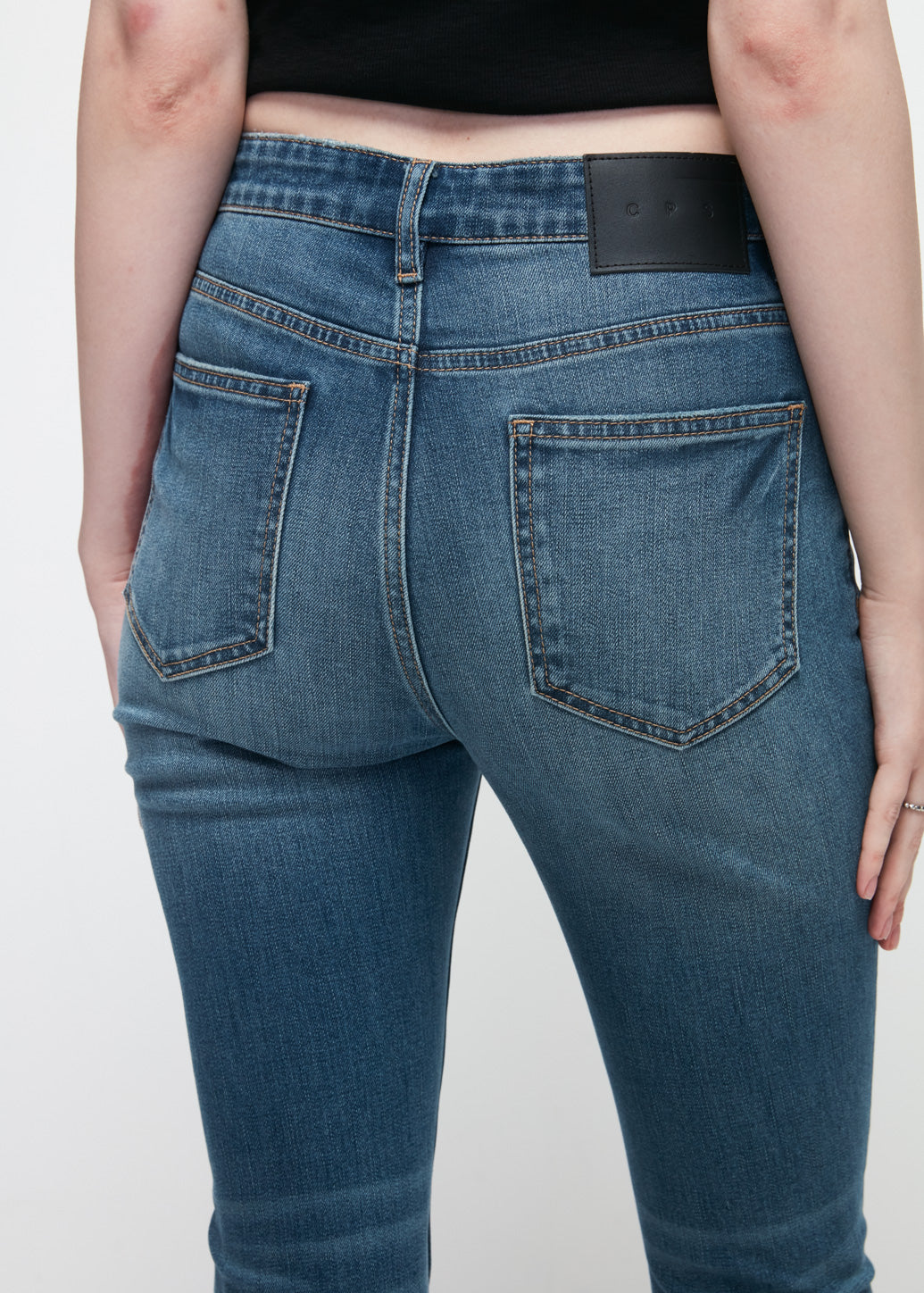 HIGH-RISE SKINNY JEANS Blue / 29