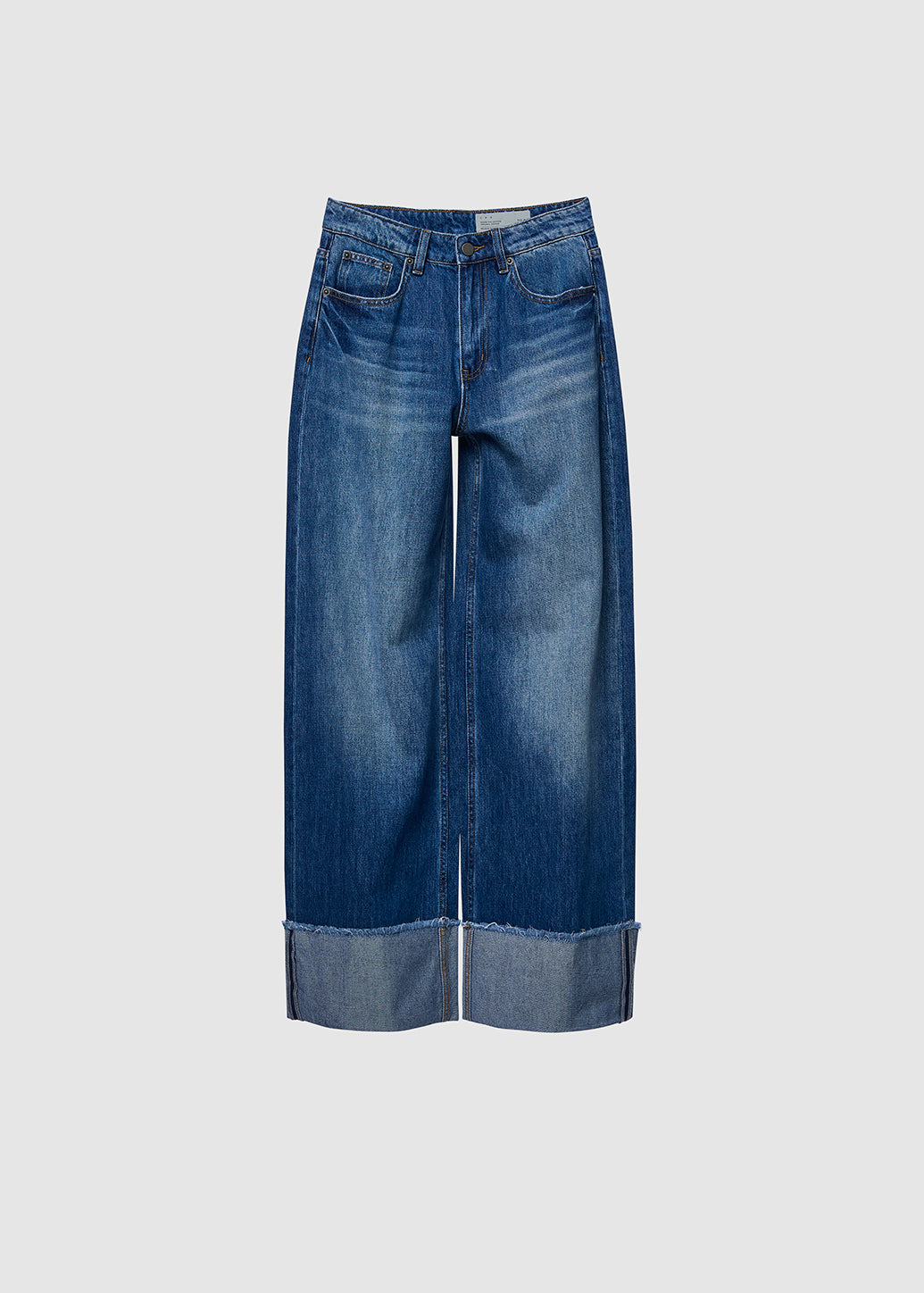 WIDE CUFFS JEANS Blue / 29