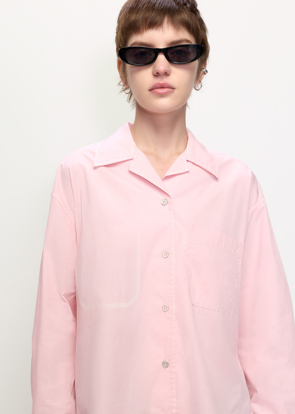 SEAMS EFFECT BUTTON-DOWN SHIRT