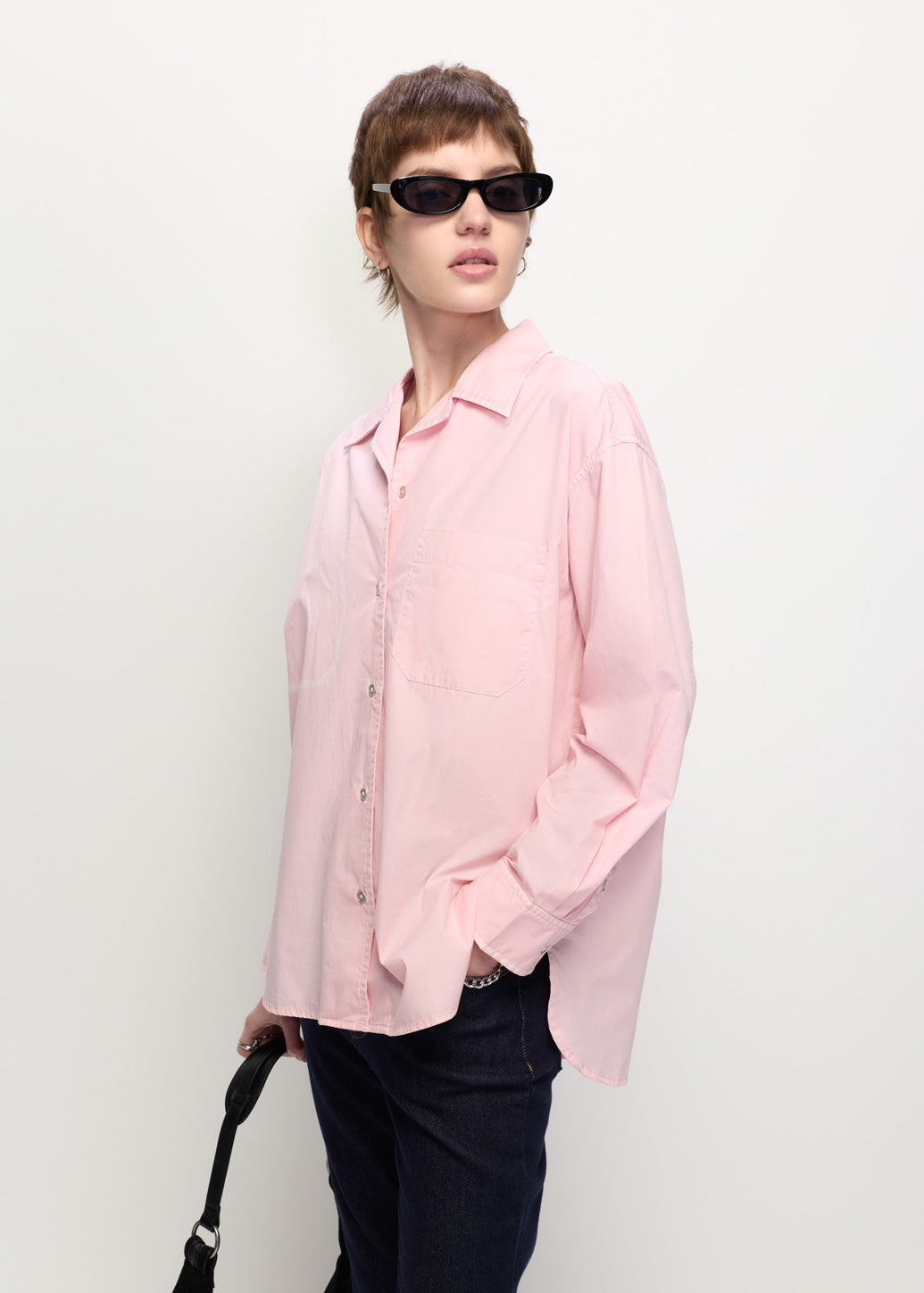 SEAMS EFFECT BUTTON-DOWN SHIRT
