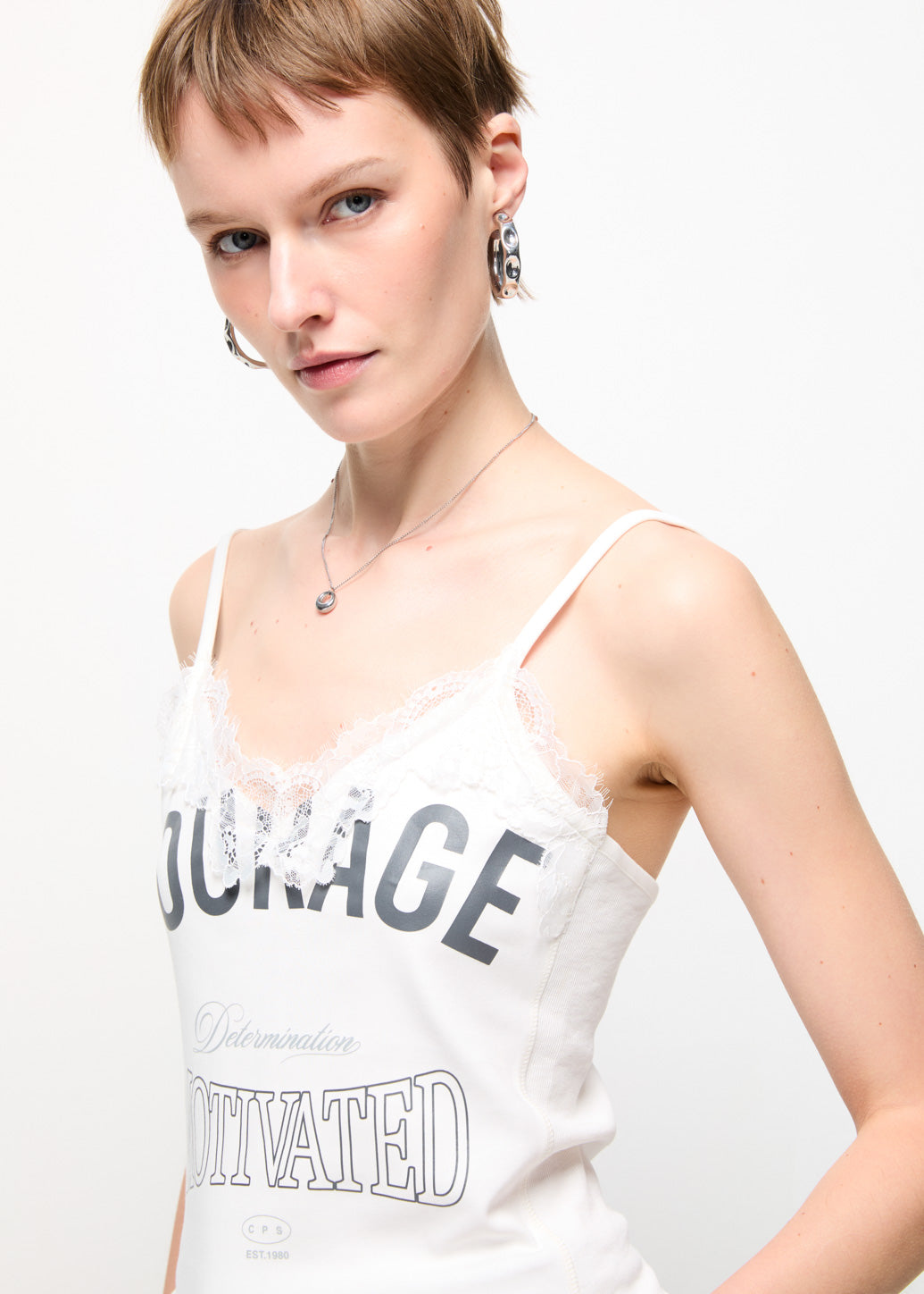 COLLAGE LACE CAMISOLE TOP