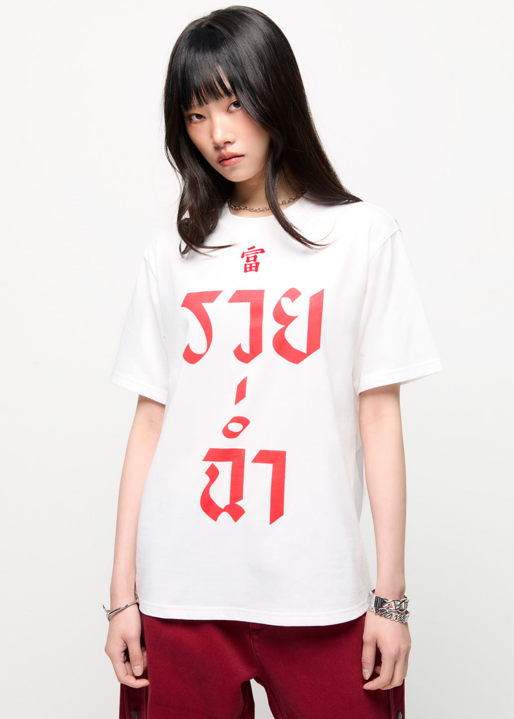 RUAY CHAM GRAPHIC OVERSIZED TEE