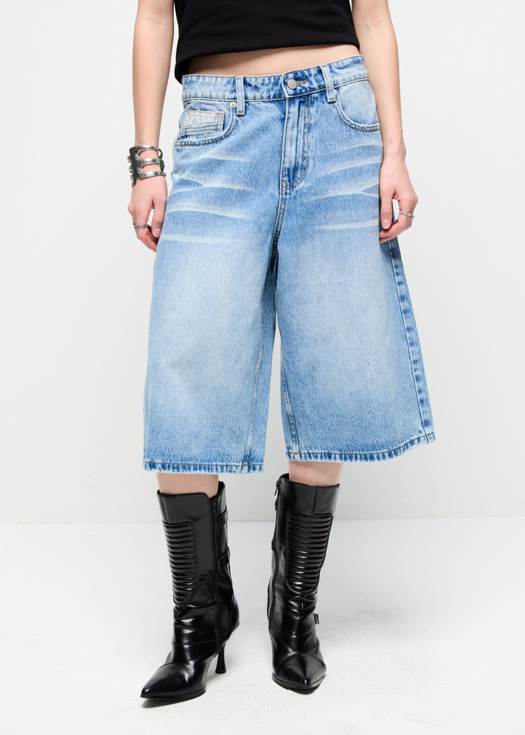 LOW-RISE JORTS Blue / 29