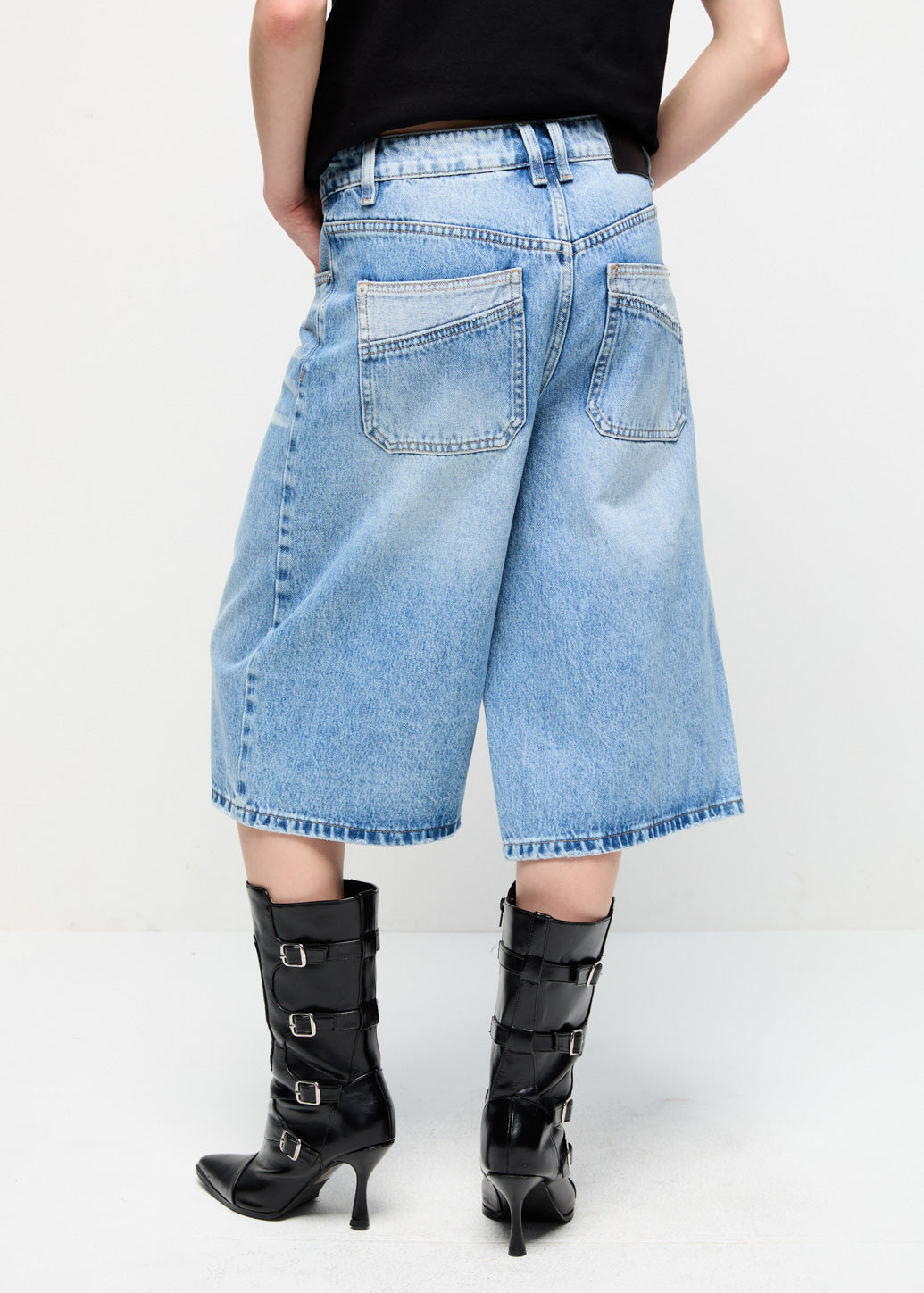LOW-RISE JORTS Blue / 29