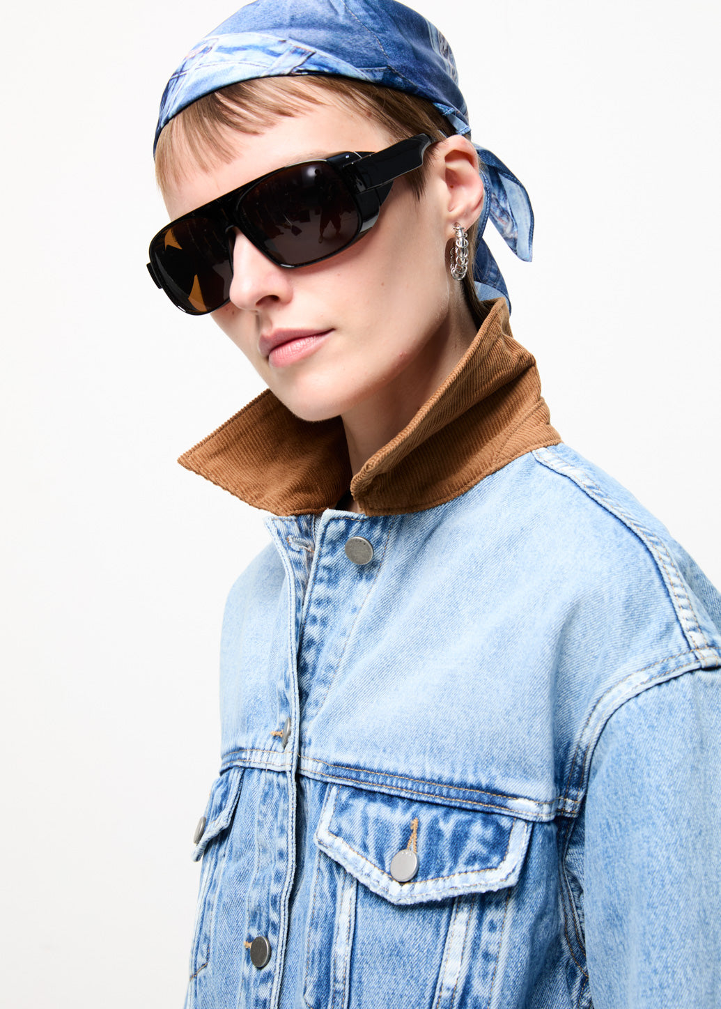 TRUCKER JACKET Blue / L