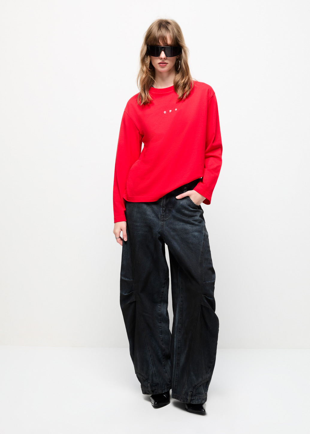 OVERSIZED BALLOON JEANS Navy / 29