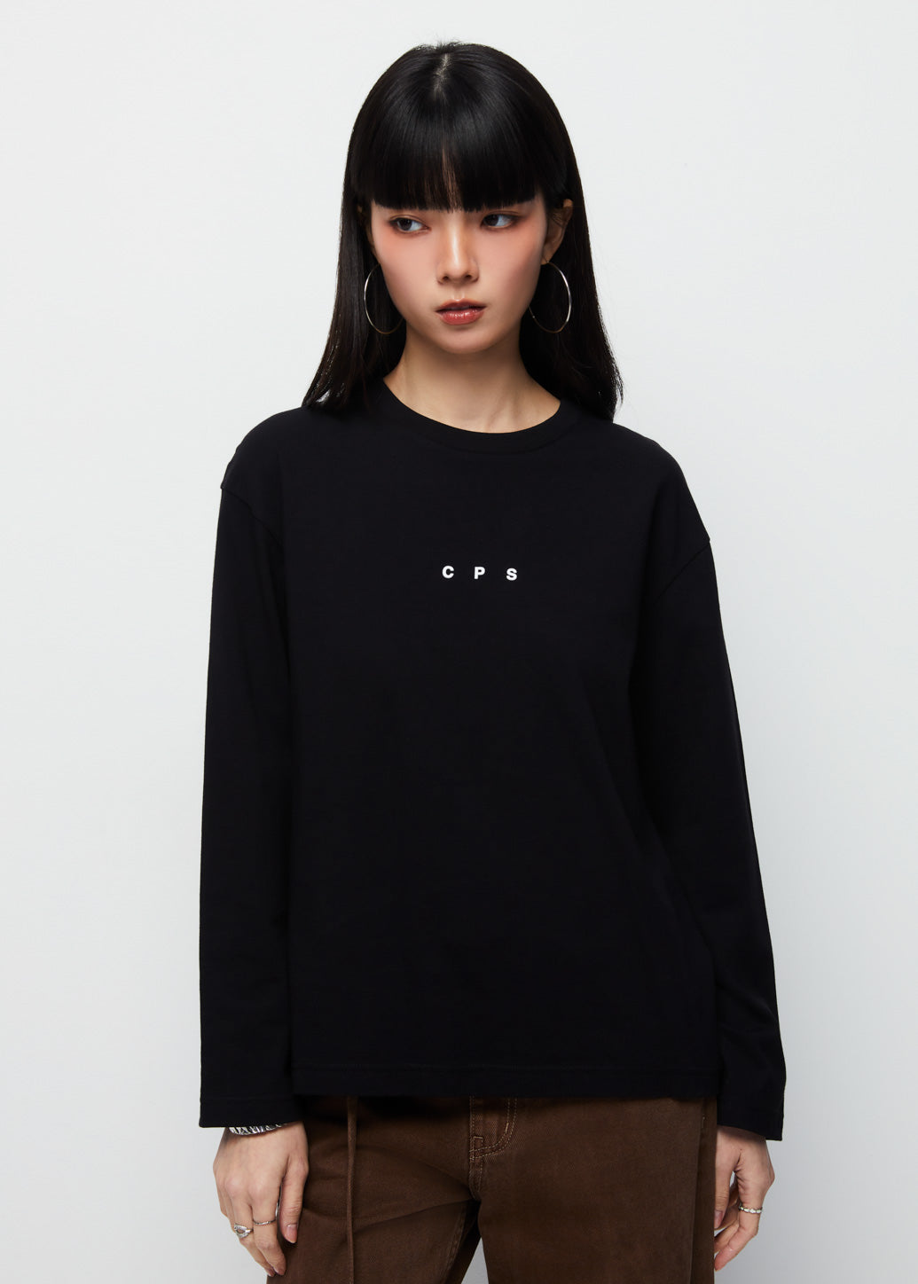 C P S LONG SLEEVE GRAPHIC TEE