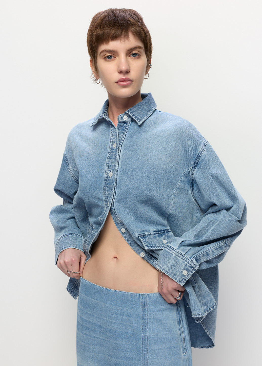 OVERSIZED DENIM SHIRT
