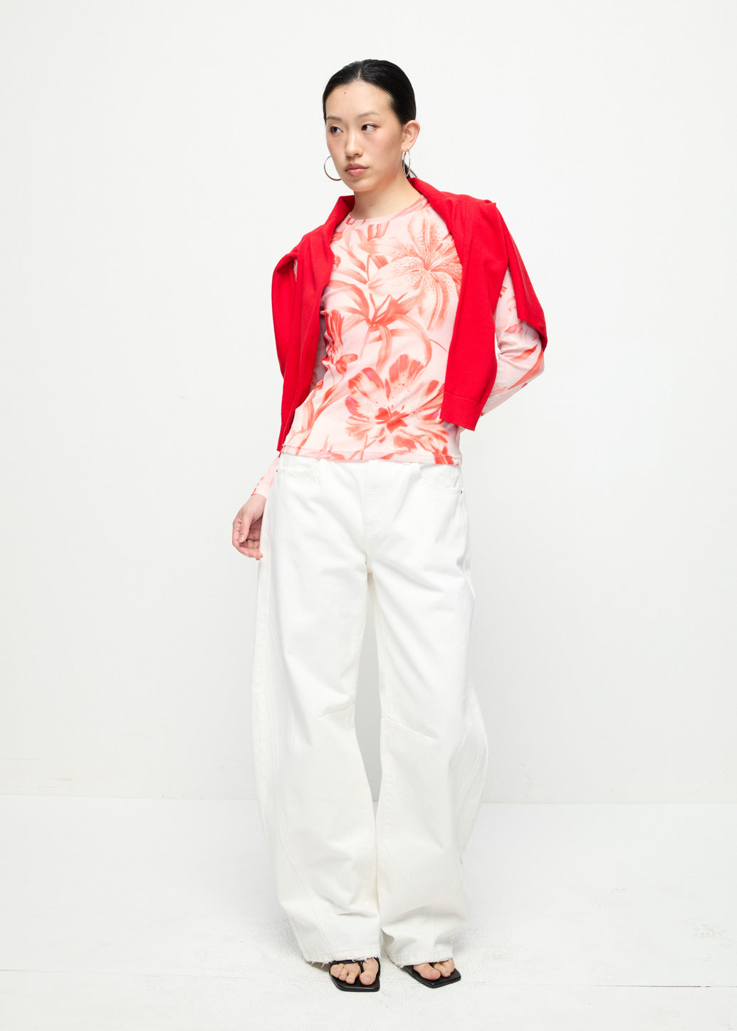 FLORAL LONG SLEEVE TOP