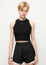 EMBROIDERED LOGO SIGNATURE TANK TOP