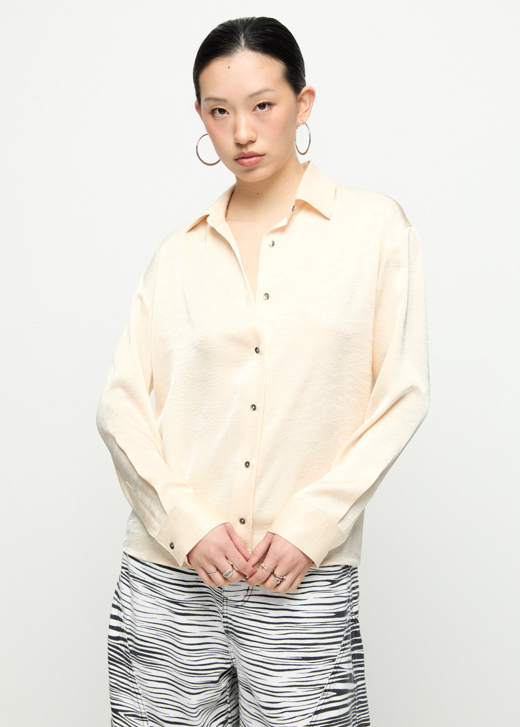 SOLID RELAXED FIT SHIRT