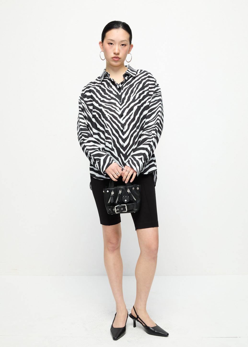 OVERSIZED ZEBRA PRINT SHIRT