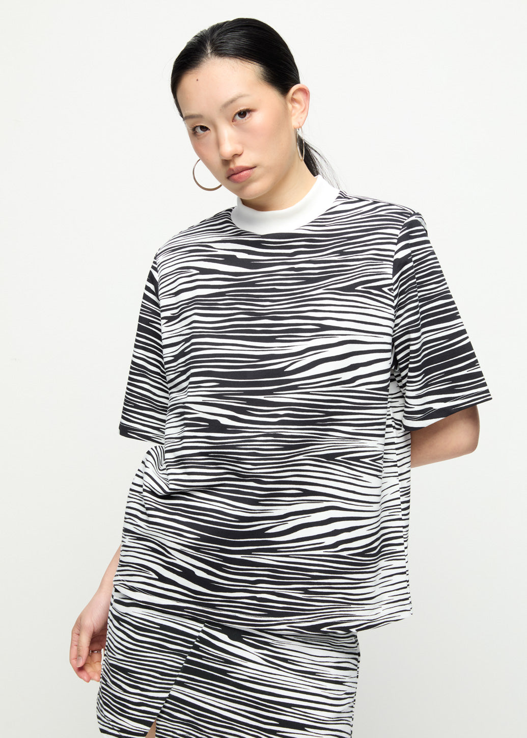 ZEBRA PRINTED TEE