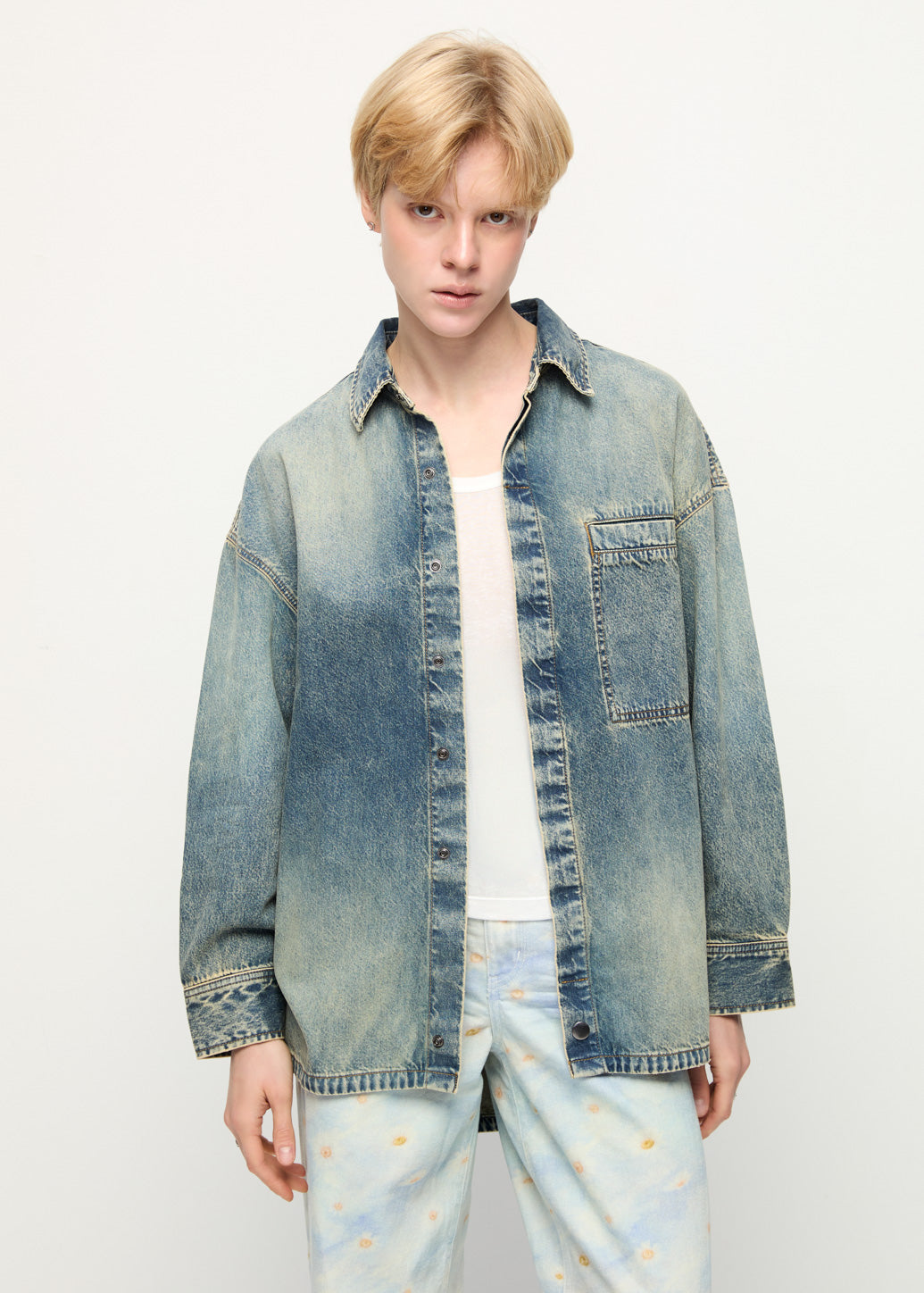 OVERSIZED DENIM SHIRT