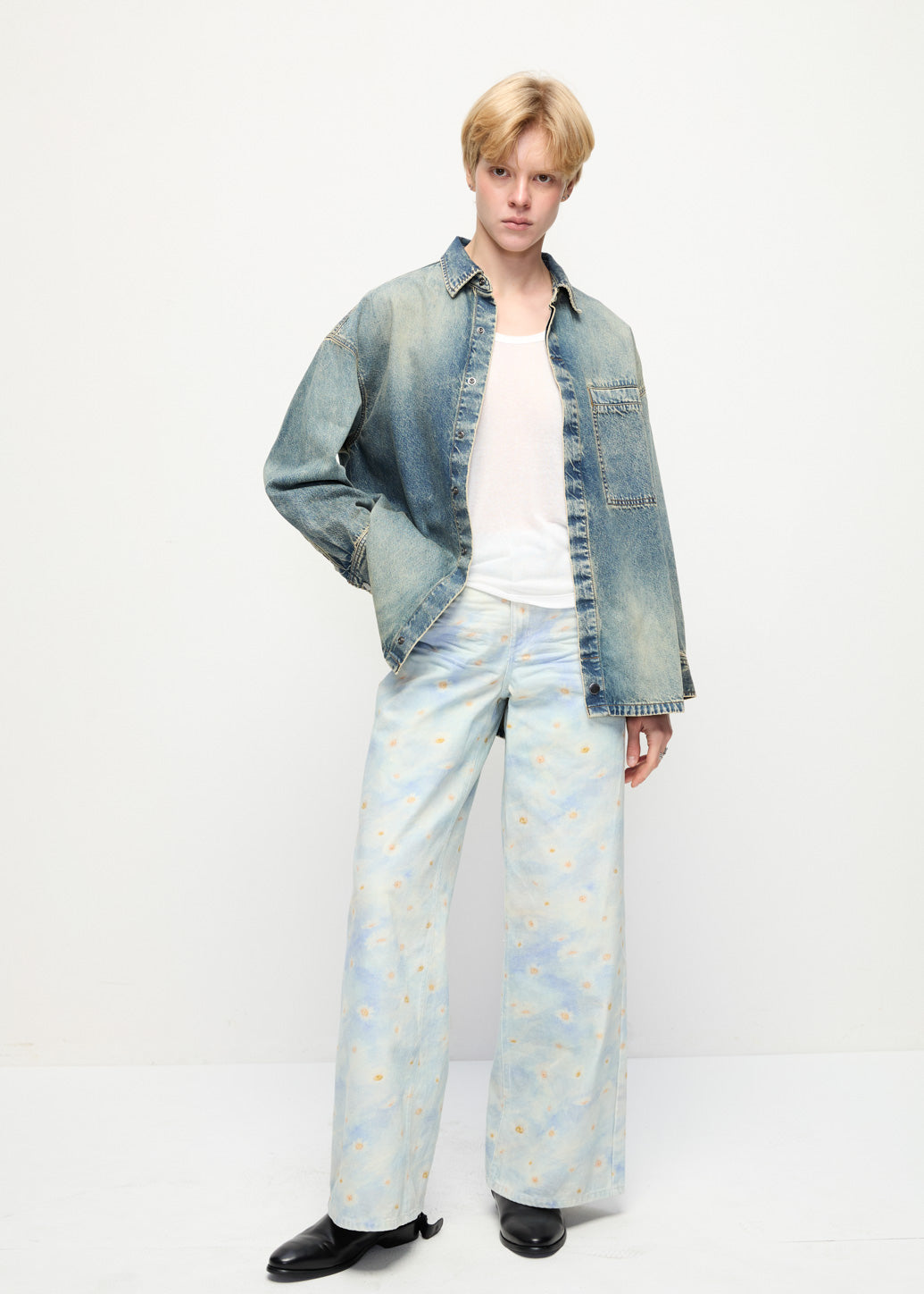OVERSIZED DENIM SHIRT