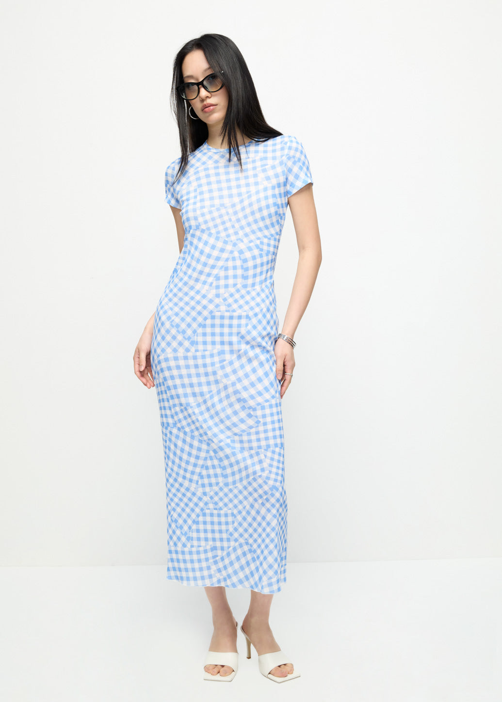 GINGHAM MAXI DRESS