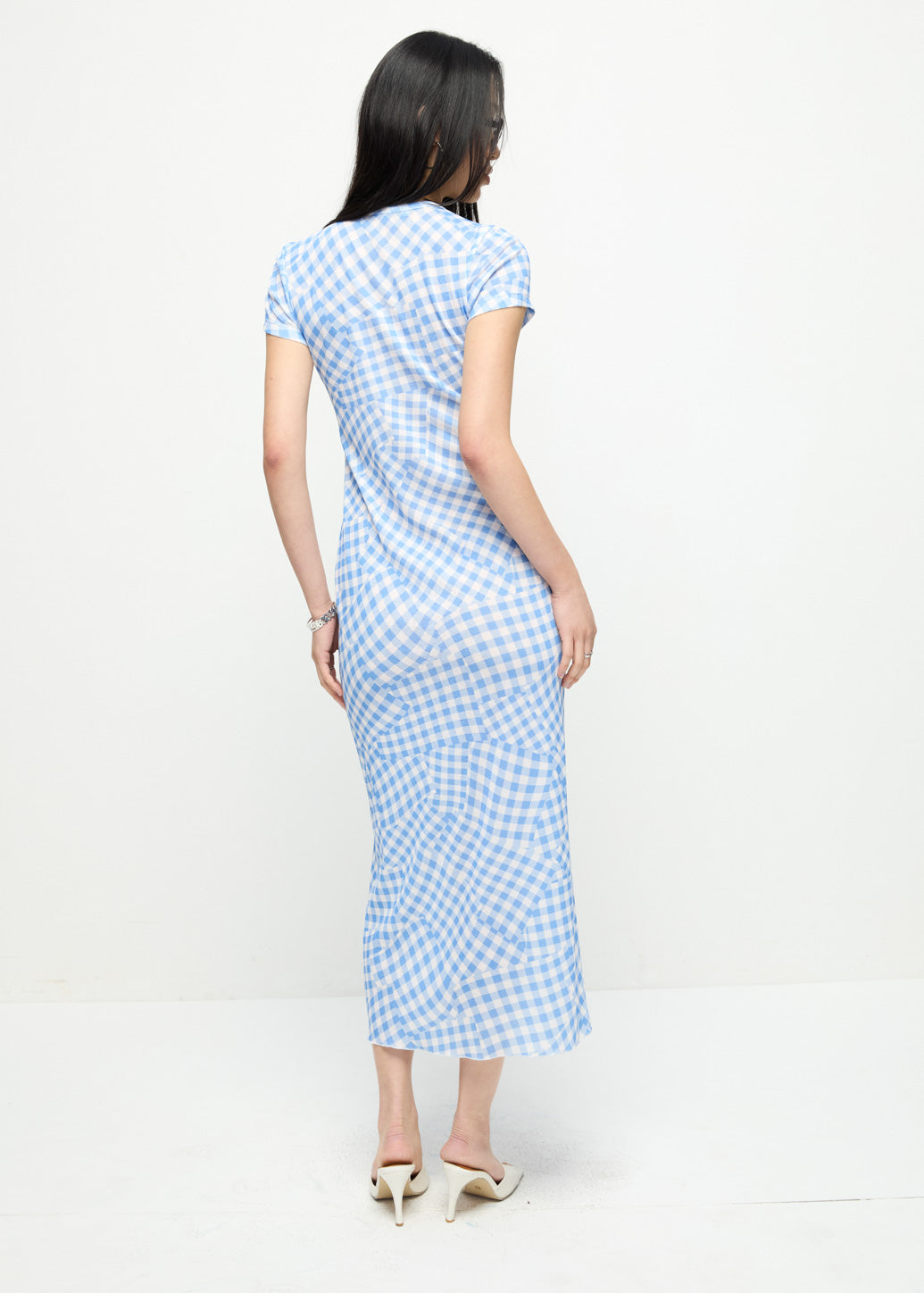 GINGHAM MAXI DRESS