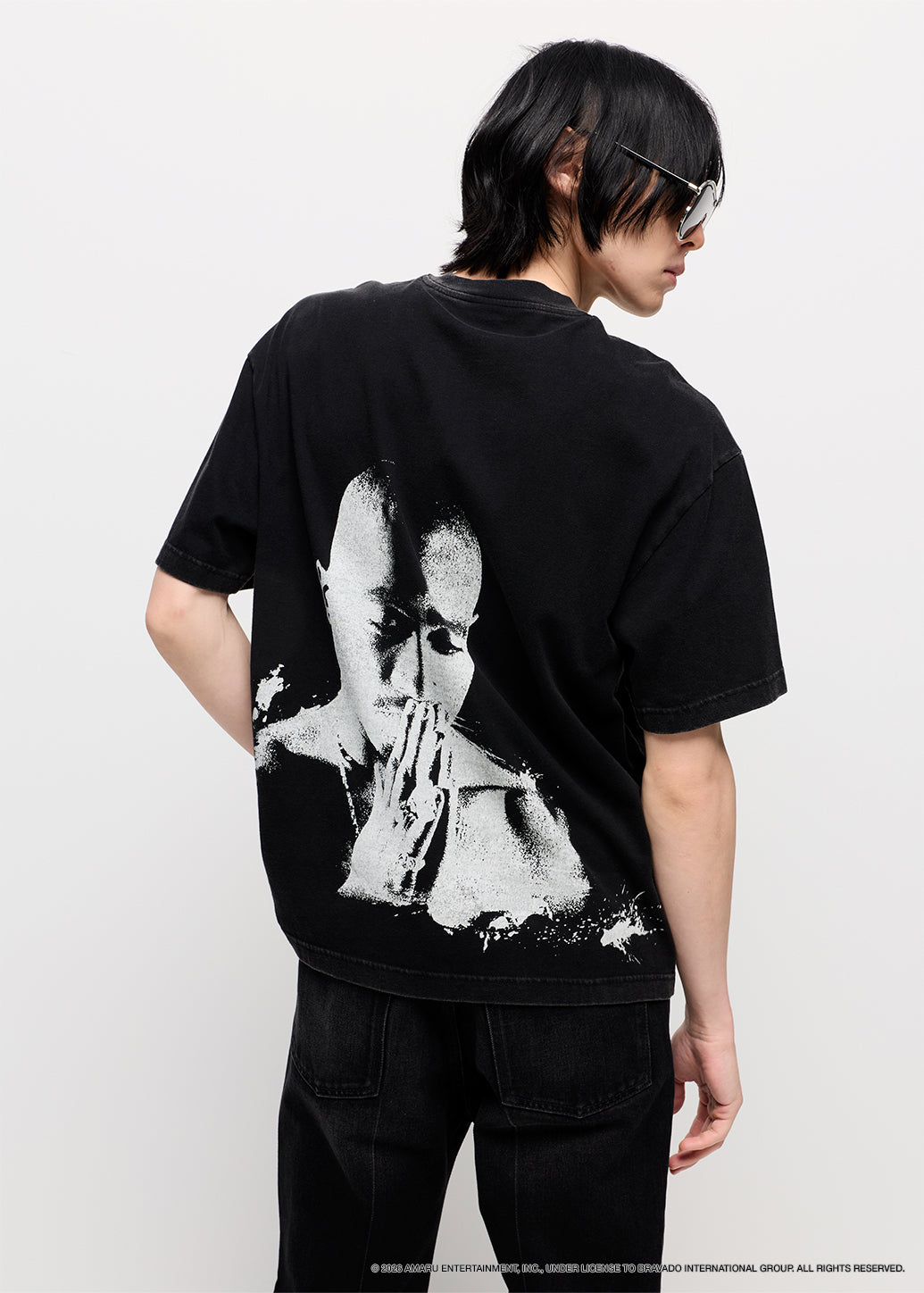 TUPAC SHAKUR OVERSIZED GRAPHIC TEE
