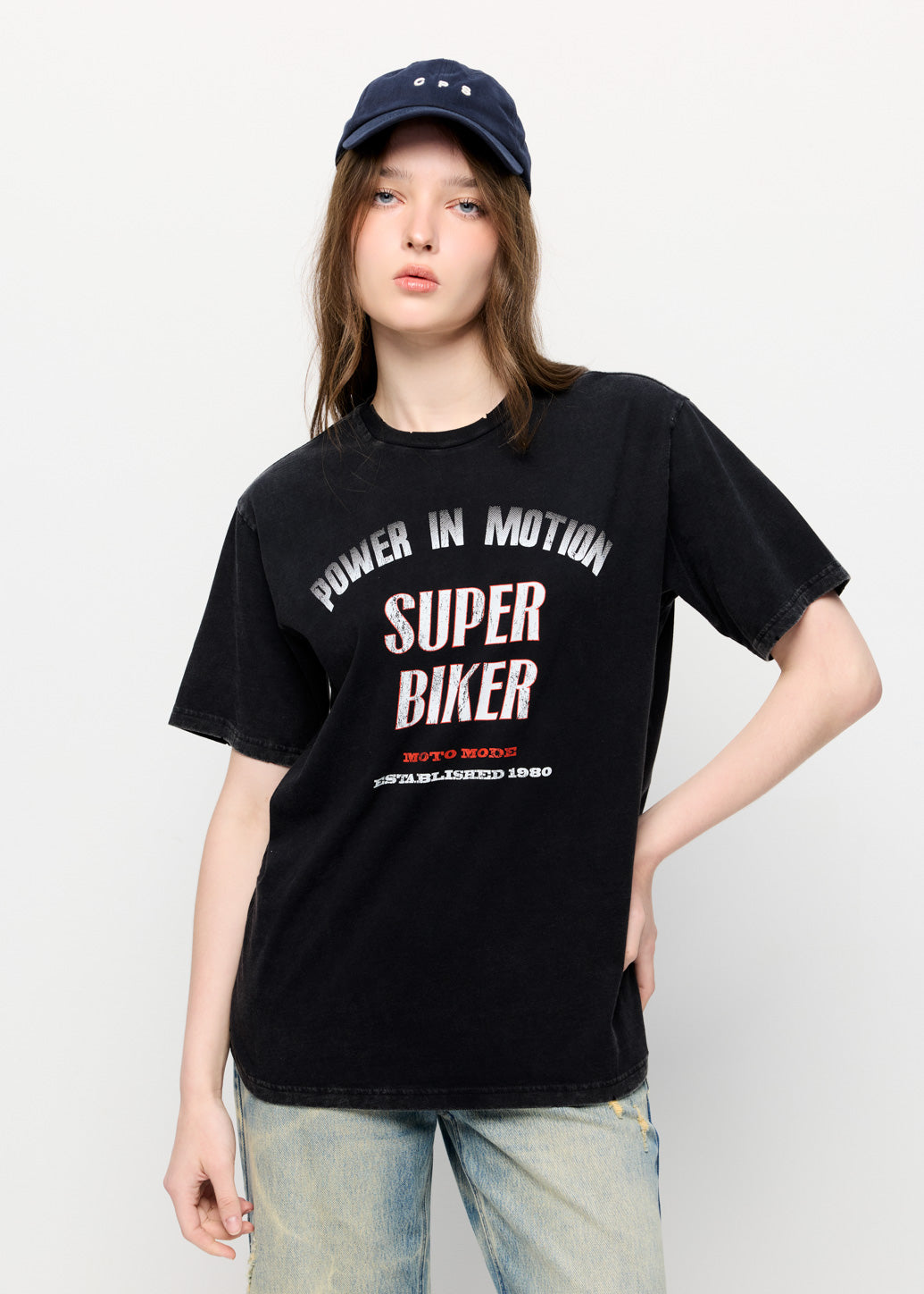 SUPER BIKER GRAPHIC TEE