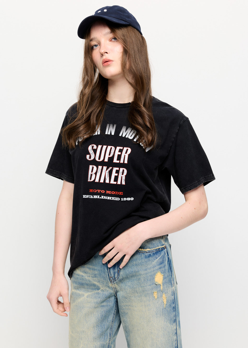 SUPER BIKER GRAPHIC TEE