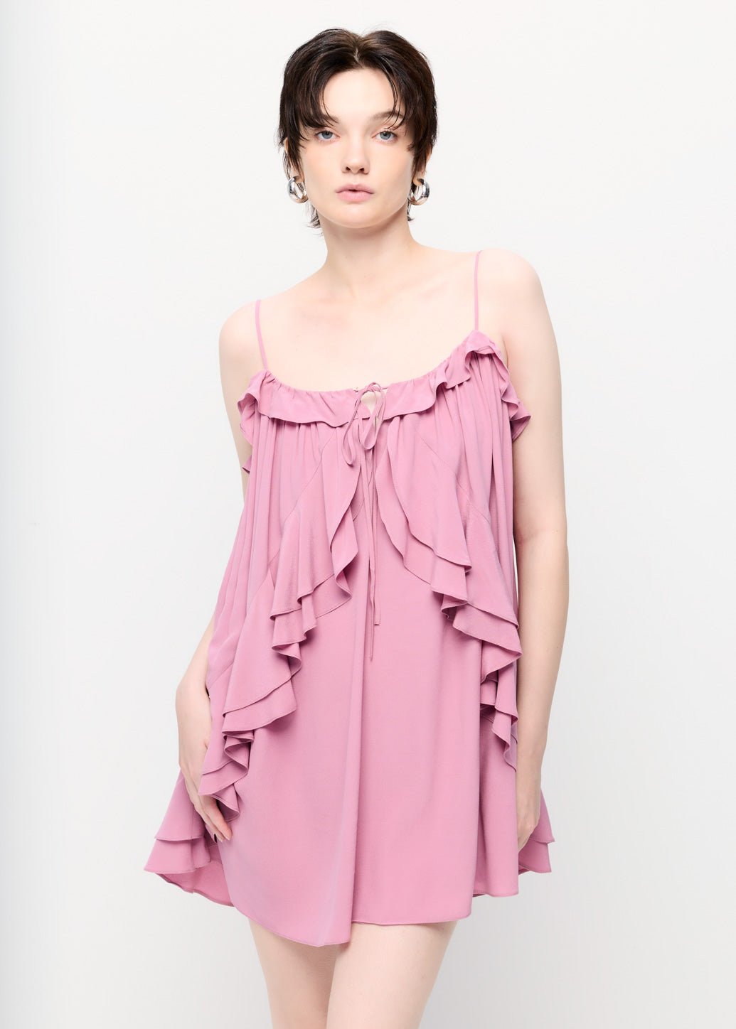 RUFFLE CAMISOLE TOP