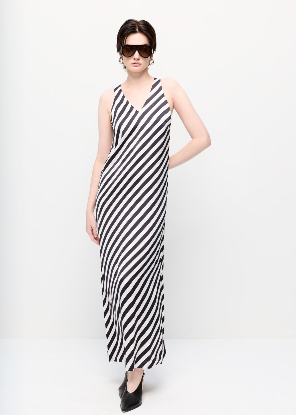 STRIPED MAXI DRESS