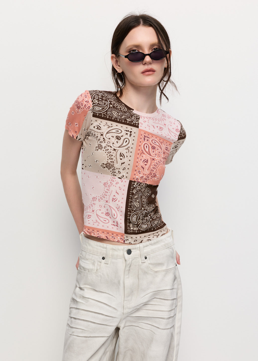 PAISLEY PRINTED TEE
