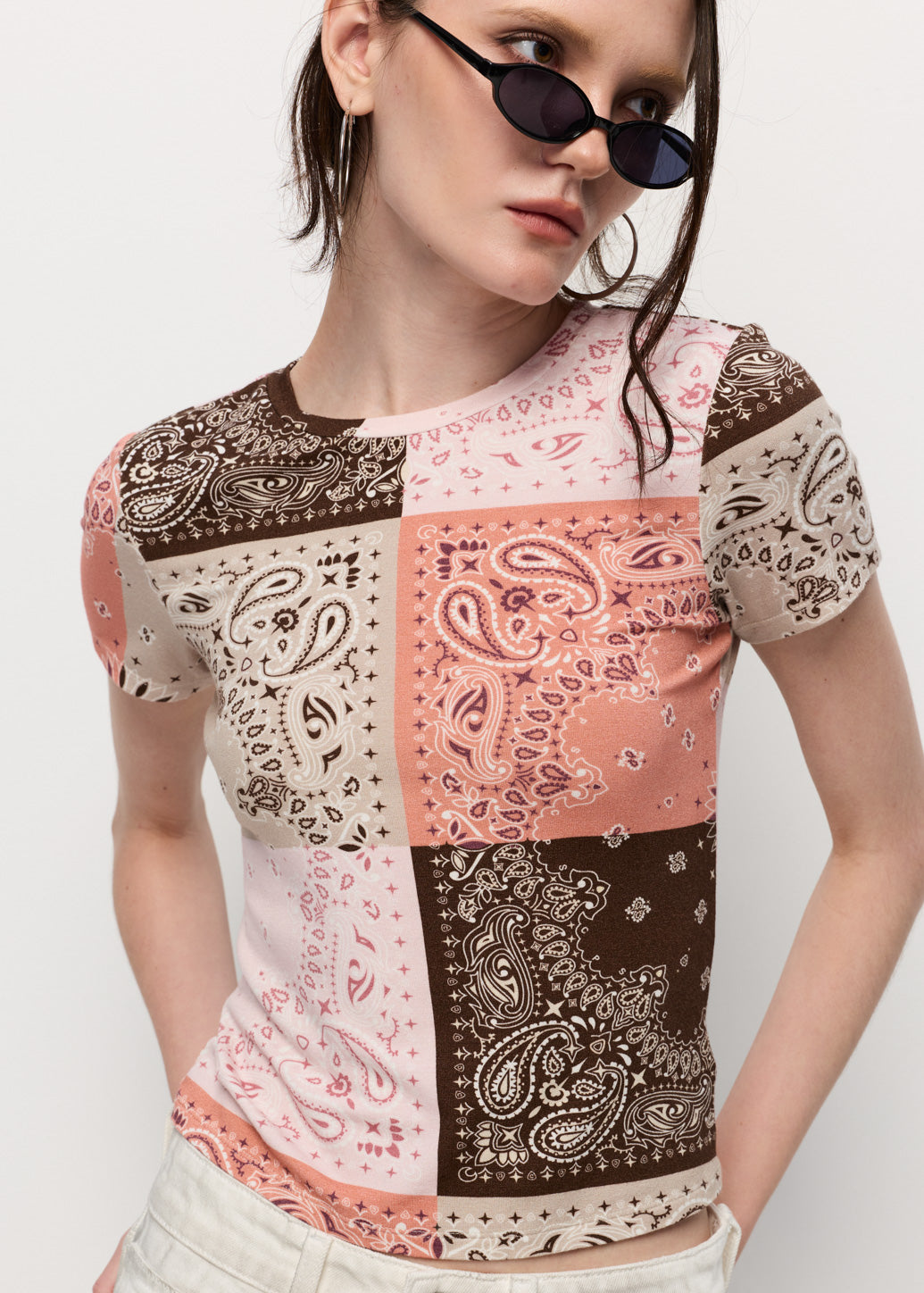 PAISLEY PRINTED TEE
