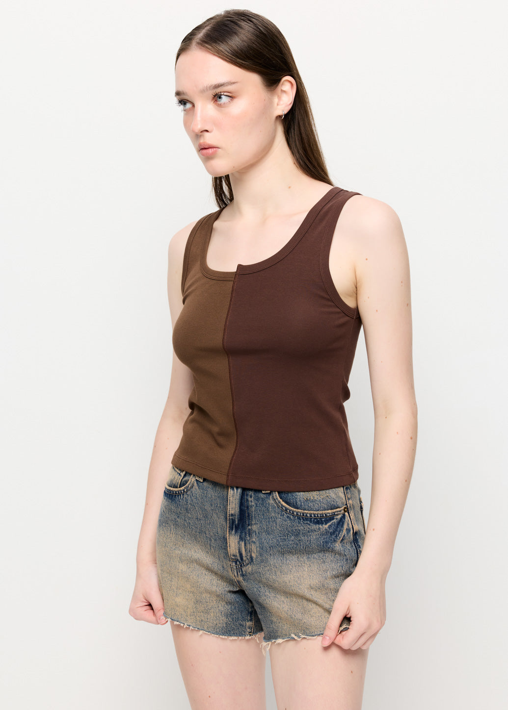 COLOR BLOCK TANK TOP