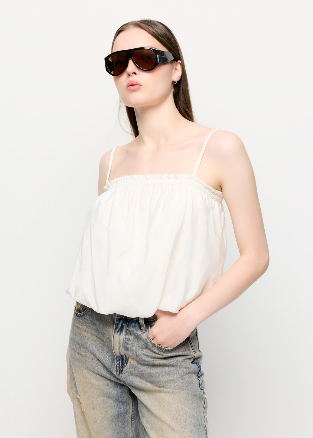 BUBBLE CAMISOLE TOP