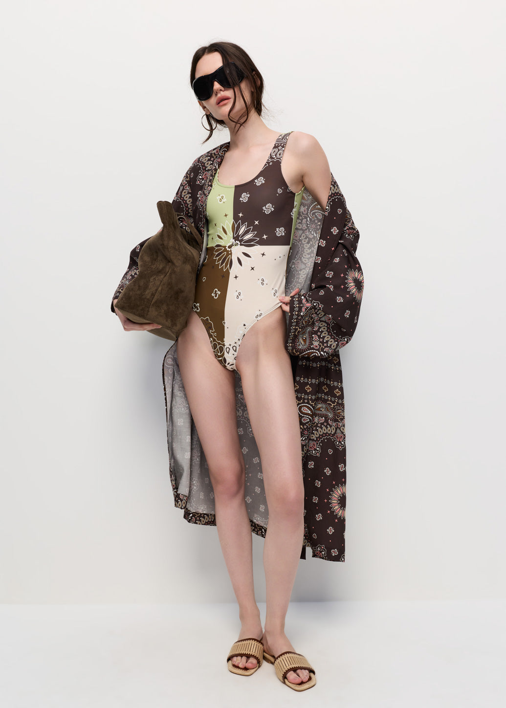 PAISLEY PRINTED BODYSUIT