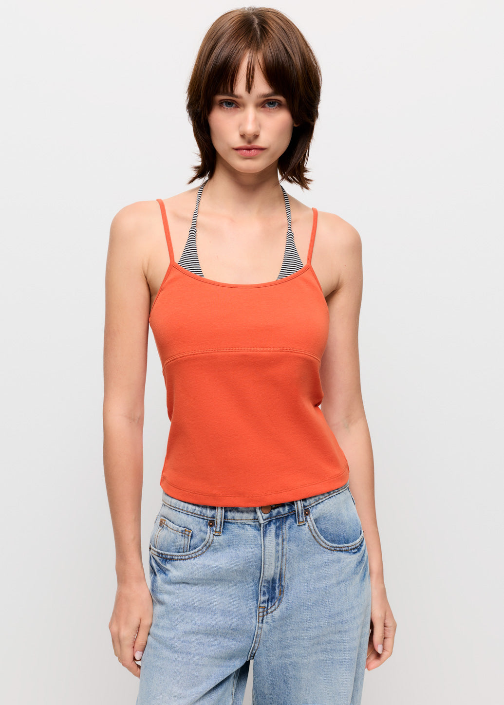 DOUBLE LAYERED CAMISOLE TOP