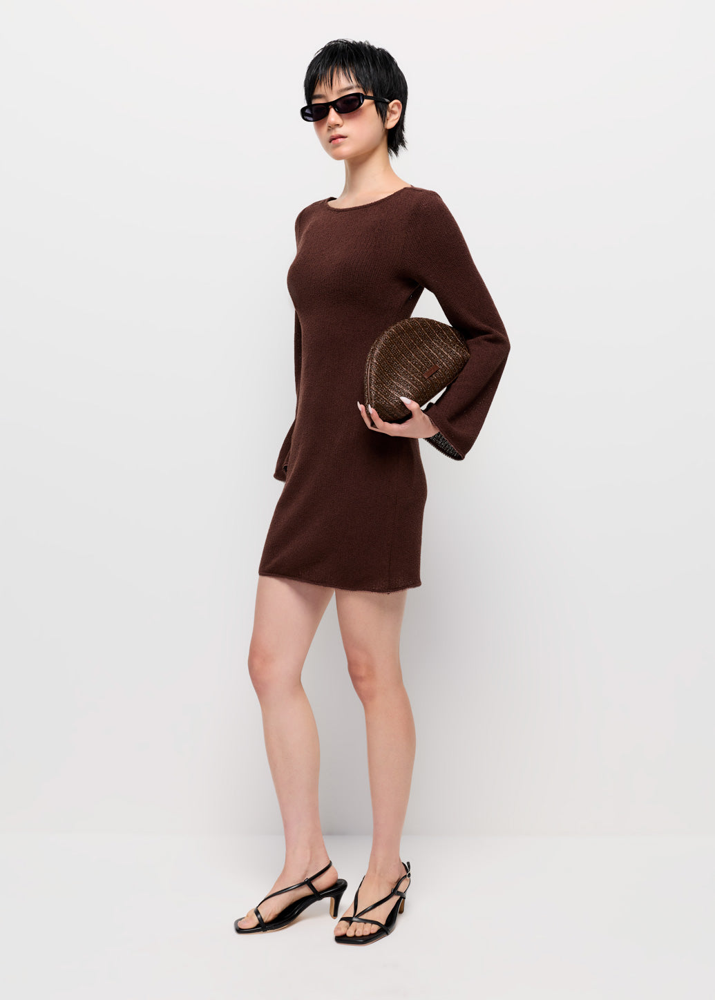LONG SLEEVE KNIT DRESS