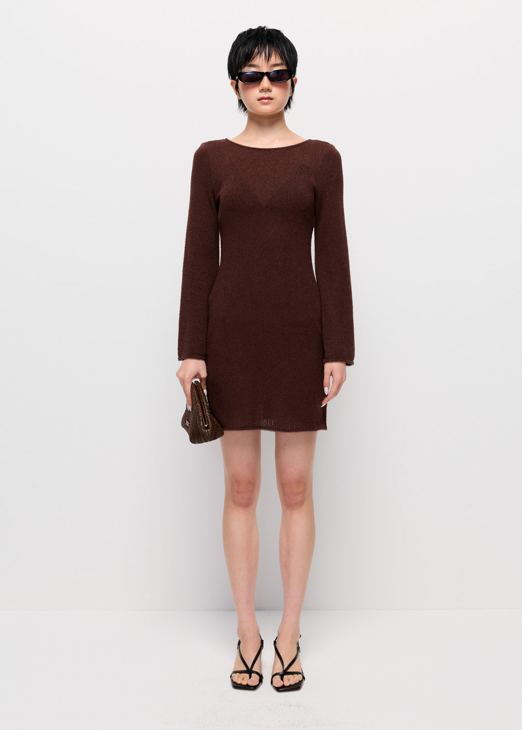 LONG SLEEVE KNIT DRESS