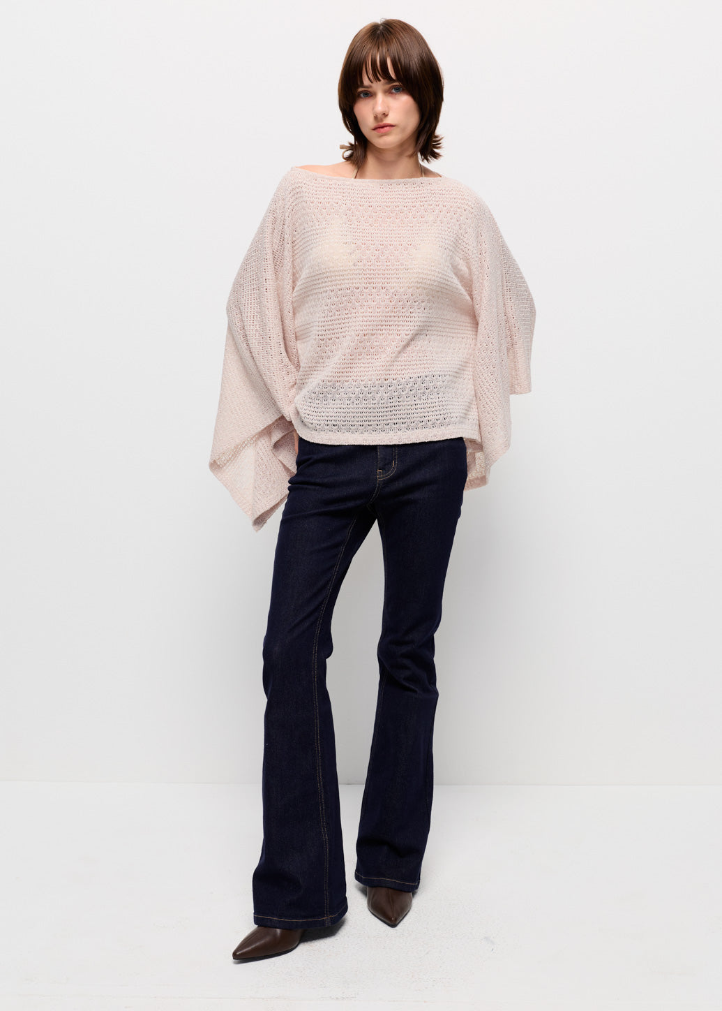 CREAM OVERSIZED TUNIC TOP