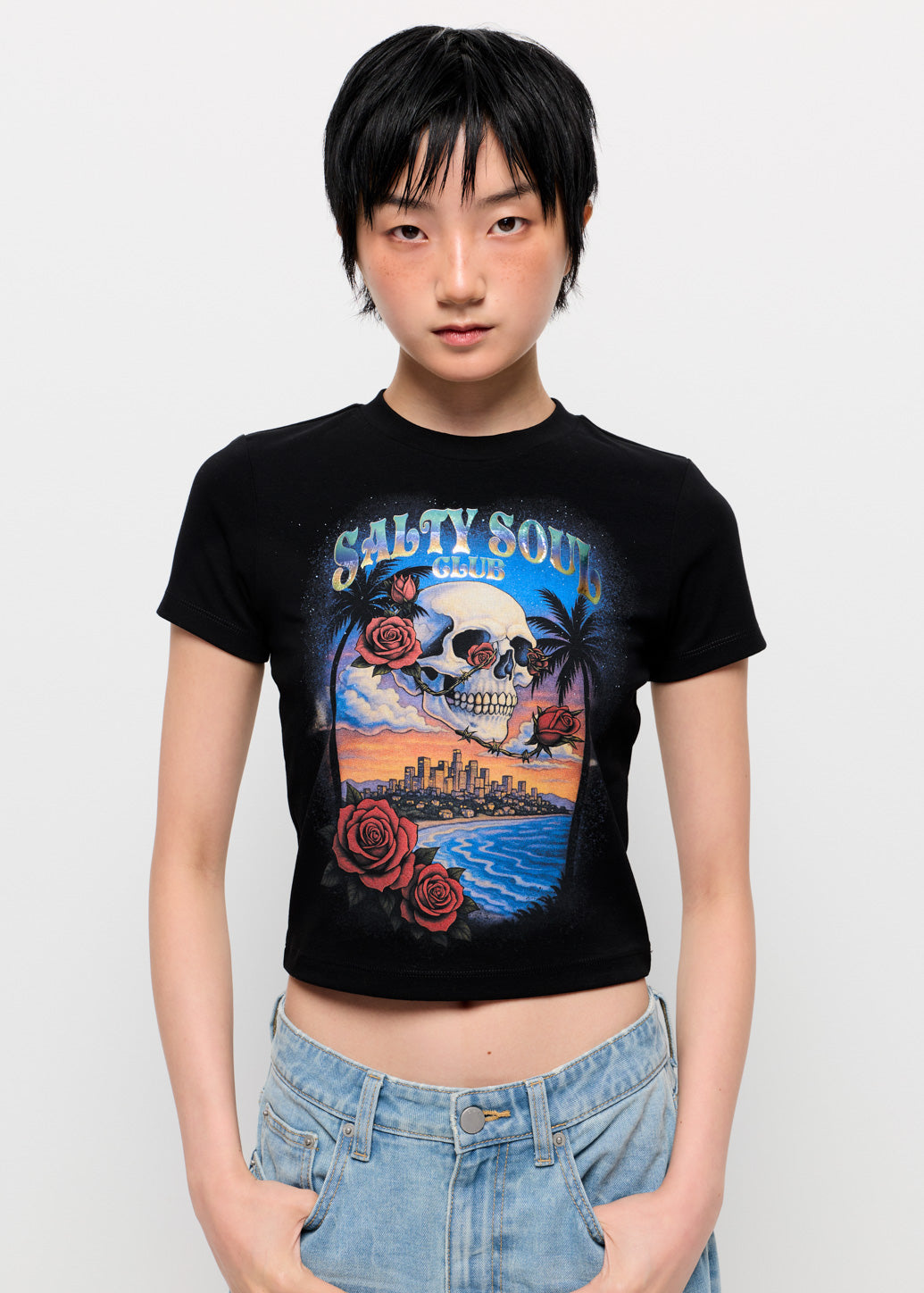 SALTY SOUL CLUB PRINTED TEE