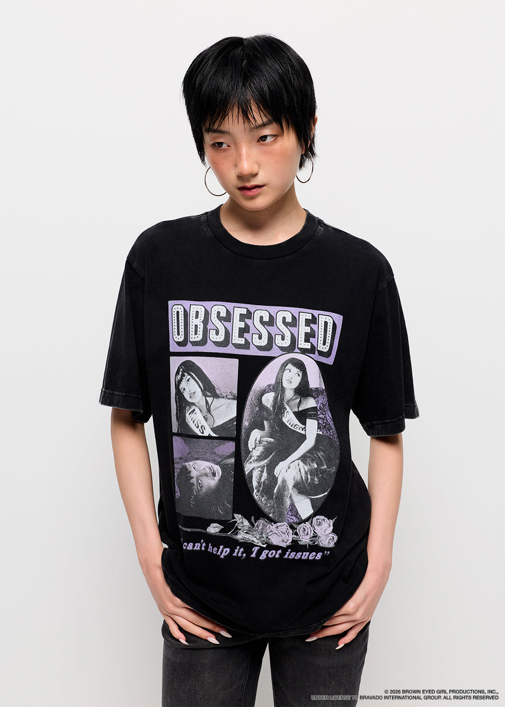 OLIVIA RODRIGO OBSESSED GRAPHIC BAND TEE