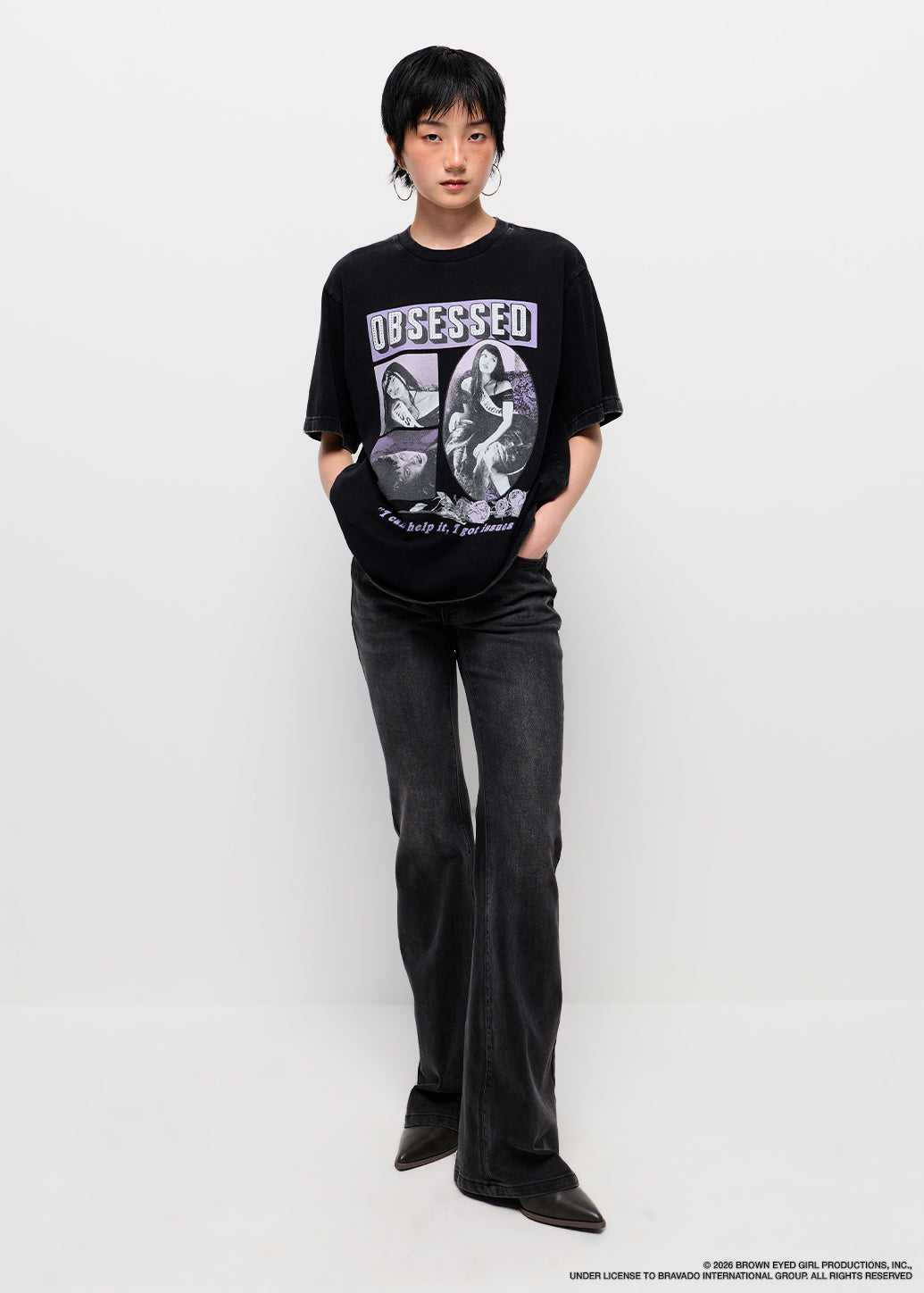 OLIVIA RODRIGO OBSESSED GRAPHIC BAND TEE