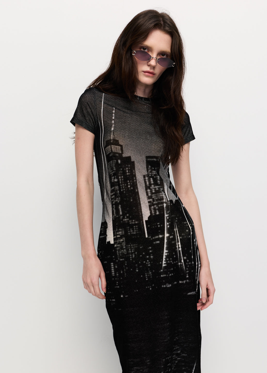 CITY PRINTED MAXI DRESS